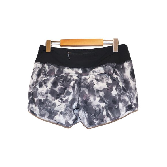 Lululemon Run Times Short Dusk Dye White Black / Black - Picture 4 of 6